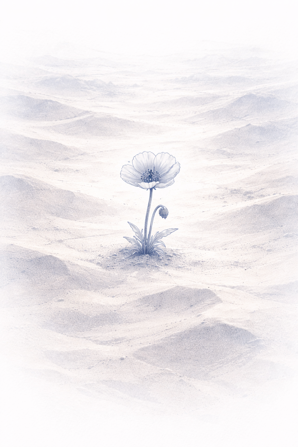 Illustration du champ de coquelicots