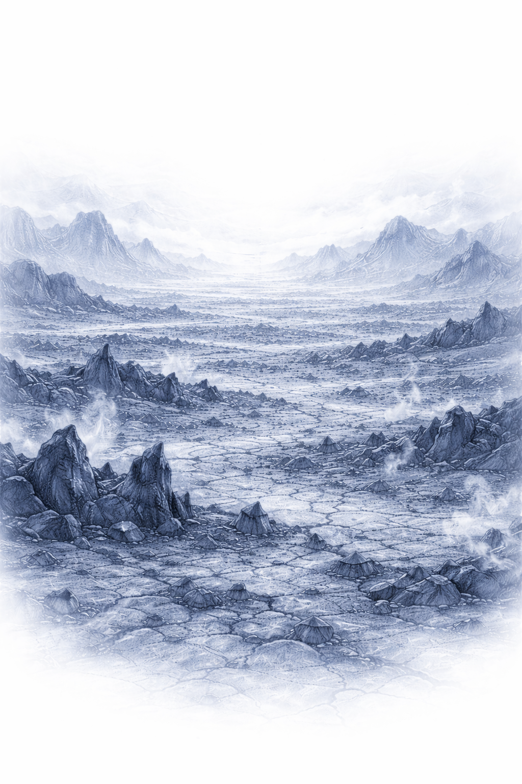 Illustration de la frontière du monde